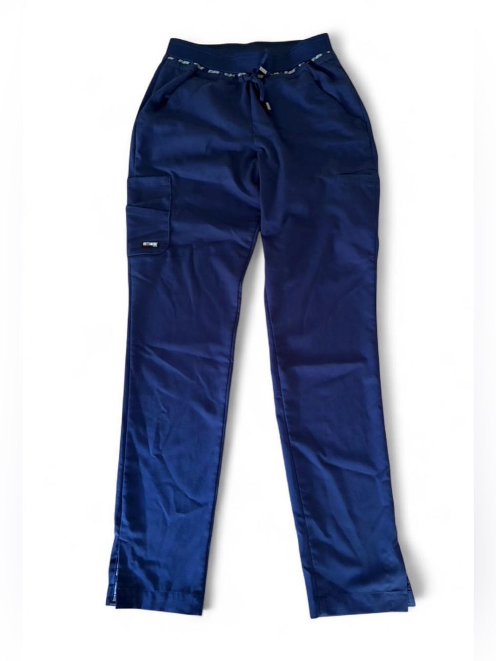 Grey's Anatomy scrub pants-  women’s XS TALL in navy w/ drawstring waistband